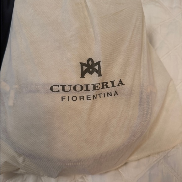 Cream Leather Backpack - Picture 7 of 7